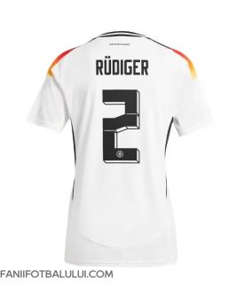 Germania Antonio Rudiger #2 Tricou Fotbal Replică European 2024 Barbati Acasa